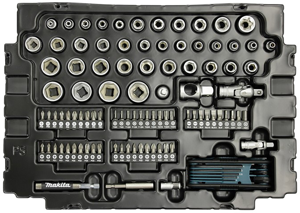 MAKITA Werkzeugkoffer E-08713 | 120-teilig   |   zum Sonderpreis von 5,- € bei einem Nettowarenwert von 799,-€