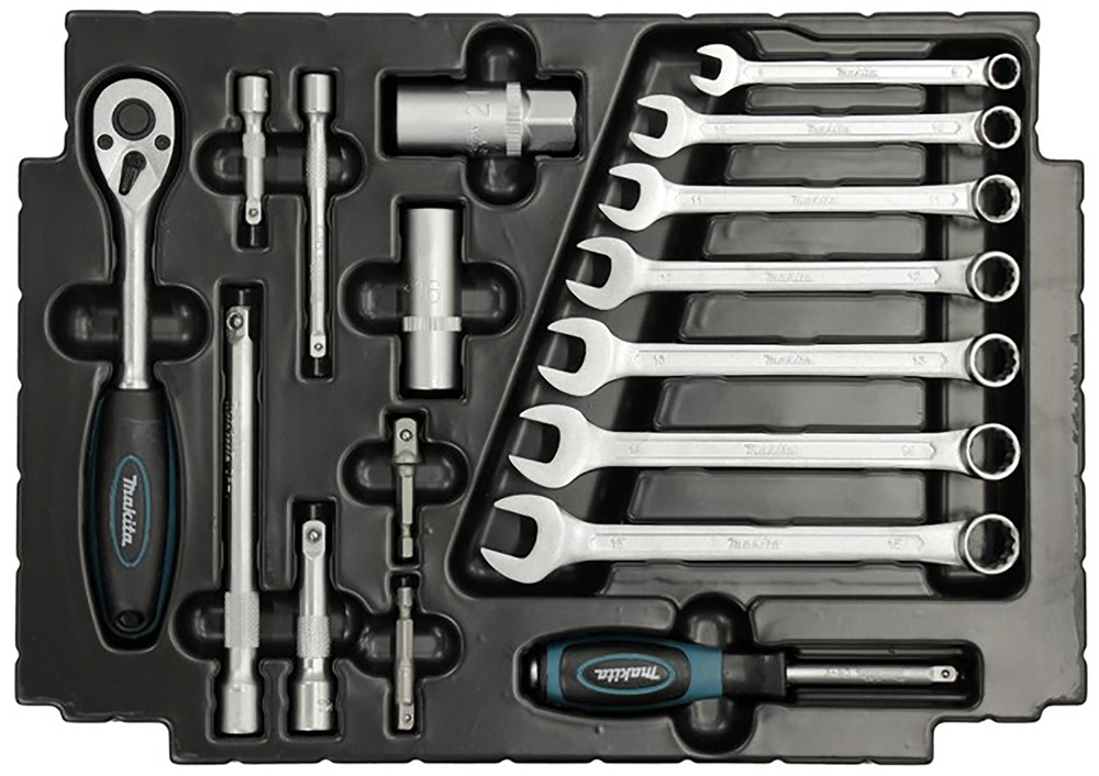 MAKITA Werkzeugkoffer E-08713 | 120-teilig   |   zum Sonderpreis von 5,- € bei einem Nettowarenwert von 799,-€