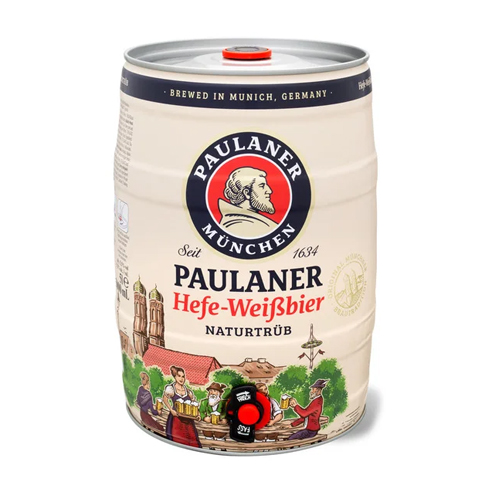 PAULANER Hefeweizen | Partyfass 5 Liter  |   zum Sonderpreis von 1,- € bei einem Nettowarenwert von 499,-€