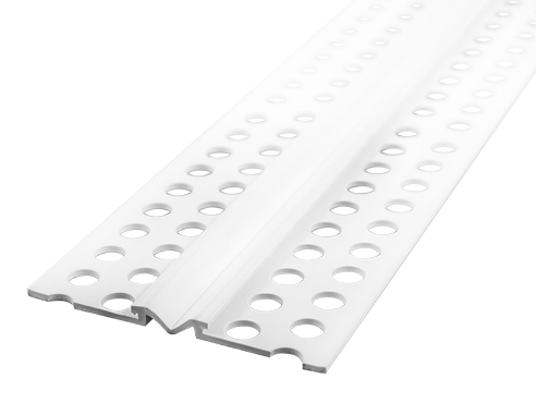 Bewegungsfugenprofil für Trockenbau | PVC weiß | auf Rolle | 25 Meter Länge
